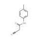 2-Cyano-N-p-tolyl-acetamide (CAS 6876-54-6) - chemical structure image