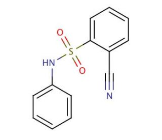 2-cyano-N-phenylbenzene-1-sulfonamide - chemical structure image