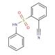 2-cyano-N-phenylbenzene-1-sulfonamide - chemical structure image