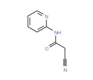 2-Cyano-N-pyridin-2-yl-acetamide (CAS 90004-06-1) - chemical structure image