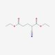 2-Cyano-pentanedioic acid diethyl ester (CAS 7251-97-0) - chemical structure image
