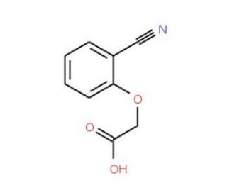 (2-Cyano-phenoxy)-acetic acid (CAS 6574-95-4) - chemical structure image