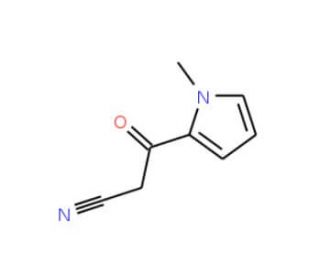 2-Cyanoacetyl-N-methylpyrrole (CAS 77640-03-0) - chemical structure image
