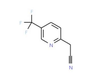 2-Cyanomethyl-5-trifluoromethylpyridine (CAS 939793-18-7) - chemical structure image