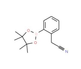2-Cyanomethylphenylboronic acid, pinacol ester (CAS 325141-71-7) - chemical structure image