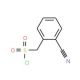 (2-cyanophenyl)methanesulfonyl chloride (CAS 51045-34-2) - chemical structure image