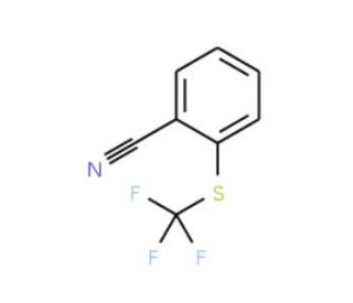 2-Cyanophenyl trifluoromethyl sulphide (CAS 37526-65-1) - chemical structure image