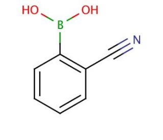 2-Cyanophenylboronic acid (CAS 138642-62-3) - chemical structure image