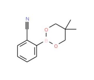 2-Cyanophenylboronic acid, neopentyl ester (CAS 214360-47-1) - chemical structure image