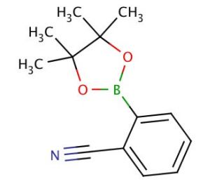 2-Cyanophenylboronic acid pinacol ester (CAS 214360-48-2) - chemical structure image
