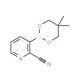2-Cyanopyridine-3-boronic acid neopentyl glycol ester (CAS 868944-75-6) - chemical structure image