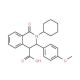 2-Cyclohexyl-3-(4-methoxyphenyl)-1-oxo-1,2,3,4-tetrahydro-4-isoquinolinecarboxylic acid - chemical structure image