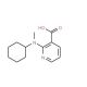2-[Cyclohexyl(methyl)amino]nicotinic acid - chemical structure image