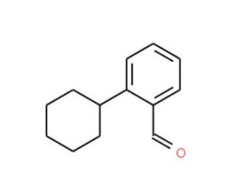 2-Cyclohexylbenzaldehyde (CAS 128323-04-6) - chemical structure image