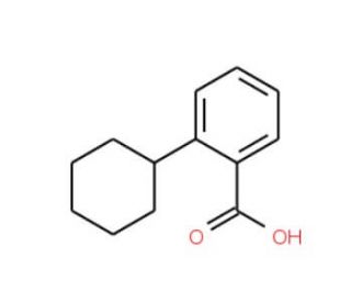 2-Cyclohexylbenzoic acid (CAS 97023-48-8) - chemical structure image