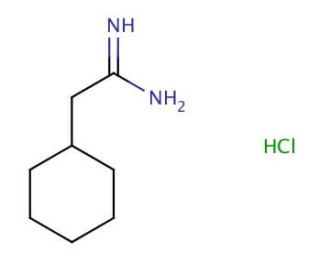 2-cyclohexylethanimidamide hydrochloride - chemical structure image