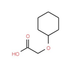 2-(cyclohexyloxy)acetic acid (CAS 71995-54-5) - chemical structure image