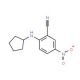 2-(Cyclopentylamino)-5-nitrobenzonitrile - chemical structure image
