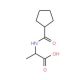 2-(cyclopentylformamido)propanoic acid - chemical structure image