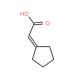 2-cyclopentylideneacetic acid (CAS 1903-27-1) - chemical structure image