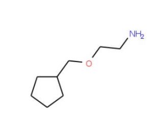 2-(Cyclopentylmethoxy)-1-ethanamine - chemical structure image