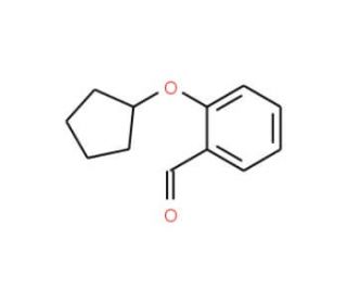 2-Cyclopentyloxy-benzaldehyde (CAS 145742-38-7) - chemical structure image