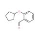2-Cyclopentyloxy-benzaldehyde (CAS 145742-38-7) - chemical structure image
