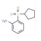 2-(cyclopentylsulfonyl)aniline - chemical structure image