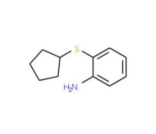 2-(cyclopentylthio)aniline - chemical structure image