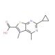 2-cyclopropyl-4,5-dimethylthieno[2,3-d]pyrimidine-6-carboxylic acid - chemical structure image