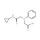 [[2-(Cyclopropylamino)-2-oxoethyl](phenyl)amino]-acetic acid - chemical structure image