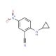 2-(Cyclopropylamino)-5-nitrobenzonitrile - chemical structure image