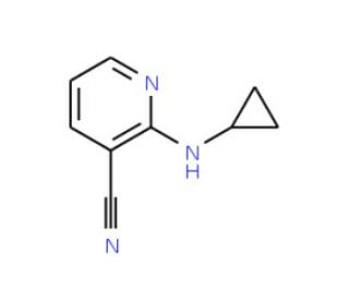 2-(Cyclopropylamino)nicotinonitrile (CAS 52583-90-1) - chemical structure image