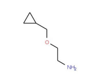 2-(Cyclopropylmethoxy)-1-ethanamine - chemical structure image