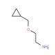 2-(Cyclopropylmethoxy)-1-ethanamine - chemical structure image