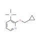 2-Cyclopropylmethoxy-3-trimethylsilanyl-pyridine (CAS 782479-90-7) - chemical structure image