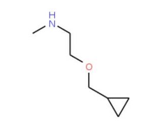 2-(Cyclopropylmethoxy)-N-methyl-1-ethanamine - chemical structure image