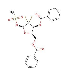 2-Deoxy-2,2-difluoro-D-erythro-ribofuranose-3,5-dibenzoate 1 