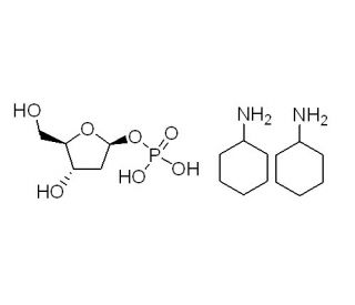2-Deoxy-&alpha;-D-ribose 1-phosphate bis(cyclohexylammonium) salt (CAS 102783-28-8) - chemical structure image