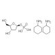 2-Deoxy-α-D-ribose 1-phosphate bis(cyclohexylammonium) salt (CAS 102783-28-8) - chemical structure image