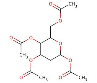 2-Deoxy-D-glucose-tetraacetate (CAS 69515-91-9) - chemical structure image