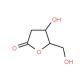 2-Deoxy-D-ribonic acid-1,4-lactone (CAS 34371-14-7) - chemical structure image