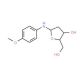 2-Deoxy-N-(4-methoxyphenyl)pentofuranosyl-amine - chemical structure image