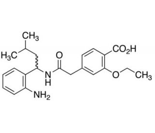 rac 2-Despiperidyl-2-amino Repaglinide (CAS 874908-11-9) - chemical structure image