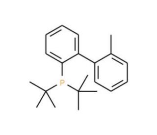 2-Di-tert-butylphosphino-2&prime;-methylbiphenyl (CAS 255837-19-5) - chemical structure image