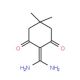 2-(diaminomethylene)-5,5-dimethylcyclohexane-1,3-dione - chemical structure image