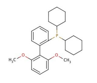 2-Dicyclohexylphosphino-2&prime;,6&prime;-dimethoxybiphenyl (CAS 657408-07-6) - chemical structure image