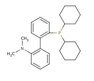 2-Dicyclohexylphosphino-2&prime;-(N,N-dimethylamino)biphenyl (CAS 213697-53-1) - chemical structure image