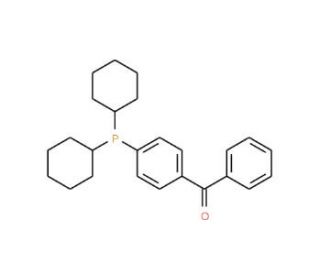 2-(Dicyclohexylphosphino)benzophenone (CAS 256926-87-1) - chemical structure image
