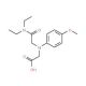 [[2-(Diethylamino)-2-oxoethyl](4-methoxyphenyl)-amino]acetic acid - chemical structure image